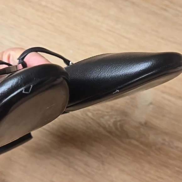 NWOB BY FAR Black Gloss Etta Slippers SZ 39 - Picture 5 of 8